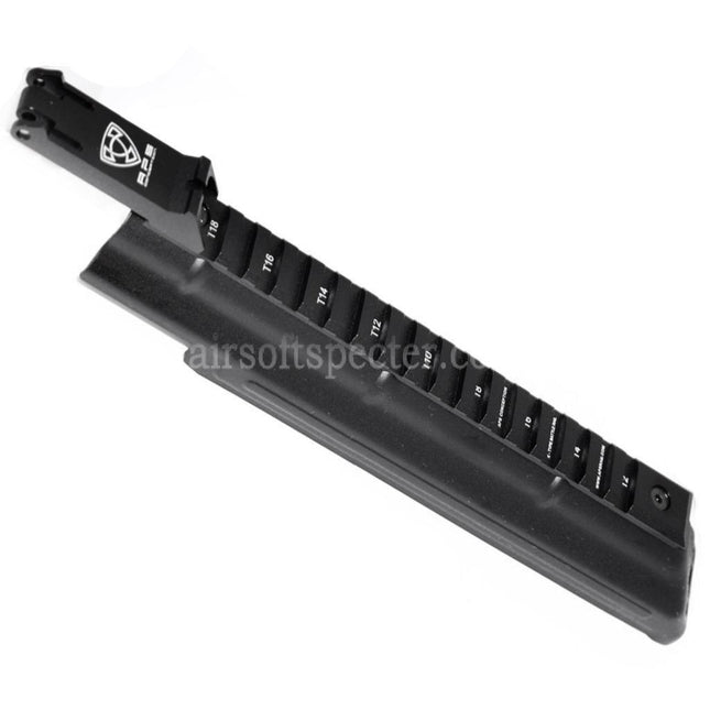 APS Upper Receiver Cover with Tactical Rail Rear Sight For APS AEK AK Series AEG Rifles Airsoft Black