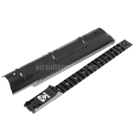 APS Upper Receiver Cover with Tactical Rail Rear Sight For APS AEK AK Series AEG Rifles Airsoft Black