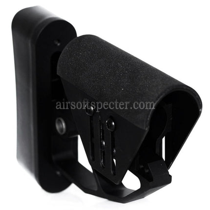 Crosse réglable légère AIRSOFT SPECTER pour fusils AEG séries M4 M16 Noir