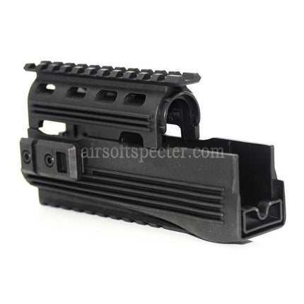 CYMA Upper and Lower Handguard Rail System For AK74 Series AEG Rifles Airsoft Black