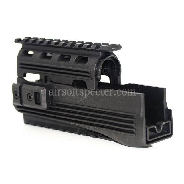 CYMA Upper and Lower Handguard Rail System For AK74 Series AEG Rifles Airsoft Black