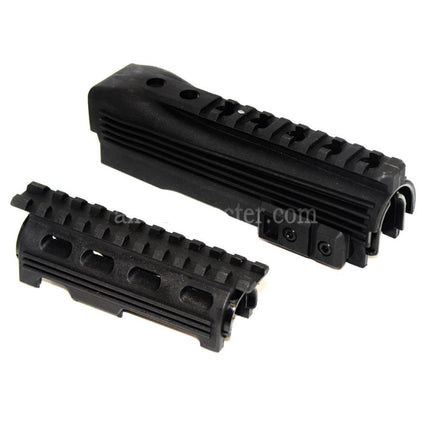 CYMA Upper and Lower Handguard Rail System For AK74 Series AEG Rifles Airsoft Black