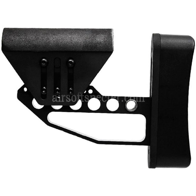 AIRSOFT SPECTER Light Weight Adjustable Stock (Type 2) For M4 M16 Series AEG Rifles Black