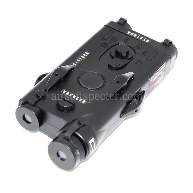 D-BOYS PEQ 2 Style Battery Case Box with RIS Mount For AEG Airsoft Black