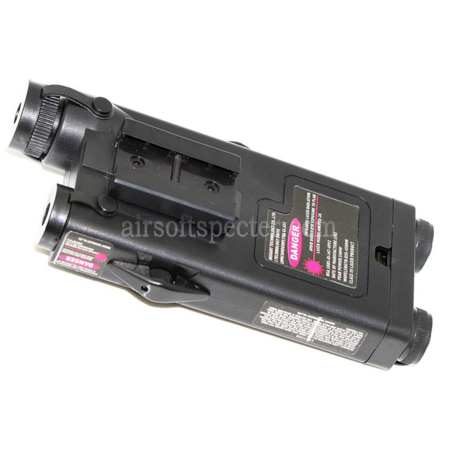 D-BOYS PEQ 2 Style Battery Case Box with RIS Mount For AEG Airsoft Black