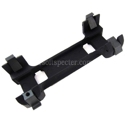 CYMA Monture de Lunette Métallique Weaver 20mm pour Fusils AEG Airsoft CYMA / Tokyo Marui MP5 G3 Noir