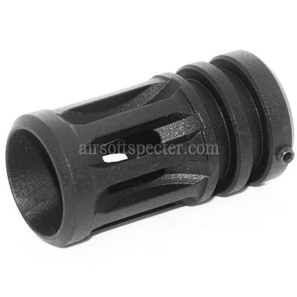 APS Bird Cage Muzzle Flash Hider For -14mm CCW Counter-Clockwise Thread Barrel Rifles Airsoft Black