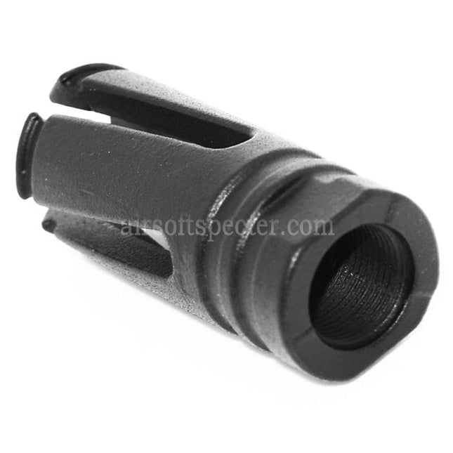 APS Vortex Muzzle Flash Hider For -14mm CCW Counter-Clockwise Thread Barrel Rifles Airsoft Black