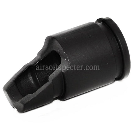 APS AKM Slant Flash Hider For -14mm CCW Counter-Clockwise Thread Barrel Rifles Airsoft Black