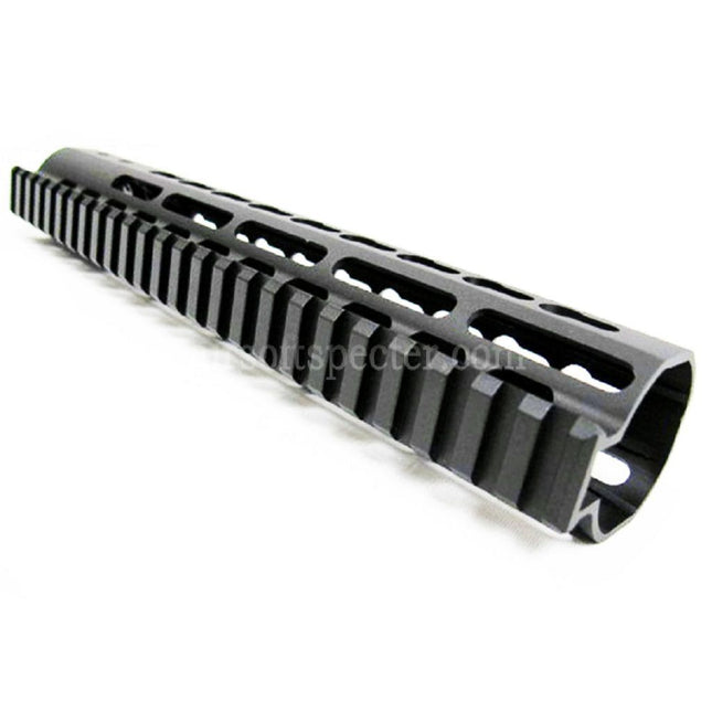 AIRSOFT SPECTER CNC Aluminum 10 Inches RAS Handguard Keymod Rail System For M4 M16 AEG Series Rifles Black