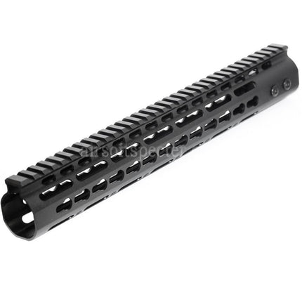 AIRSOFT SPECTER CNC Aluminum 13.5 Inches Keymod RAS Handguard Rail System For M4 M16 Series AEG Rifles Black