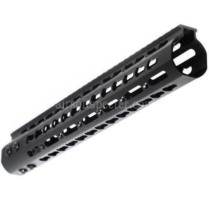 AIRSOFT SPECTER CNC Aluminum 13.5 Inches Keymod RAS Handguard Rail System For M4 M16 Series AEG Rifles Black