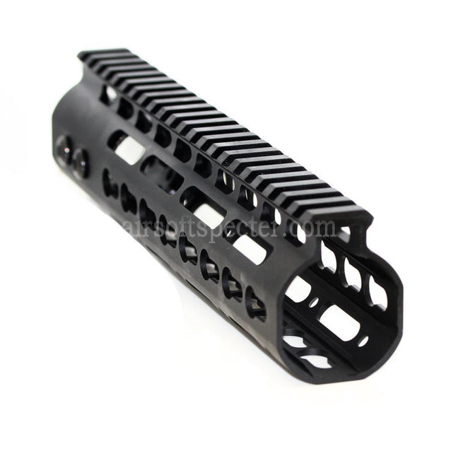 AIRSOFT SPECTER CNC Aluminum 9 Inches Keymod Handguard Rail System For M4 M16 Series AEG Rifles Black