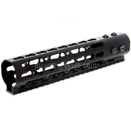 AIRSOFT SPECTER CNC Aluminum 9 Inches Keymod Handguard Rail System For M4 M16 Series AEG Rifles Black