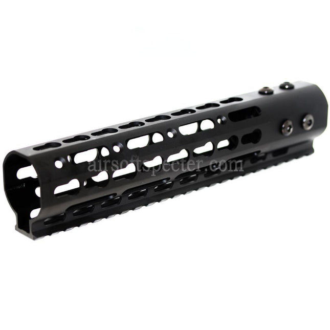 AIRSOFT SPECTER CNC Aluminum 9 Inches Keymod Handguard Rail System For M4 M16 Series AEG Rifles Black