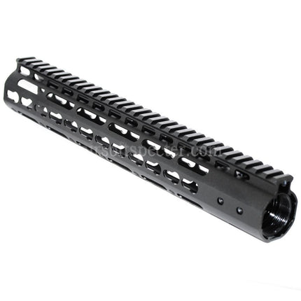 AIRSOFT SPECTER CNC Aluminum 12 Inches Keymod RAS Handguard Rail System For M4 M16 Series AEG Rifles Black