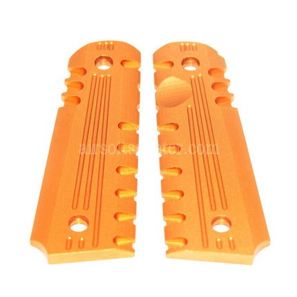 AIRSOFT SPECTER CNC Aluminum Grip Cover For Tokyo Marui M1911 M.E.U. ARMY ARMAMENT 1911 Series Pistols