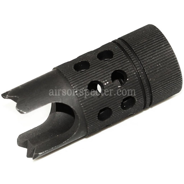 AIRSOFT SPECTER Rebar Cutter Steel Flash Hider For -14mm CCW Counter-Clockwise Thread Barrel Rifles Airsoft Black
