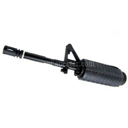 E&C CNC Aluminium RAS Front Set Système de Rail Garde-main avec Canon Externe de 12,5 Pouces pour Fusils Airsoft M4 M16 M4A1 Series AEG Noir