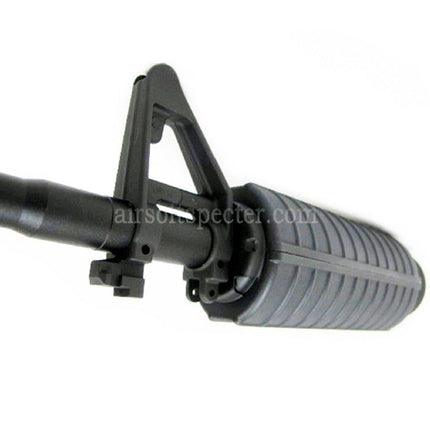 E&C CNC Aluminium RAS Front Set Système de Rail Garde-main avec Canon Externe de 12,5 Pouces pour Fusils Airsoft M4 M16 M4A1 Series AEG Noir