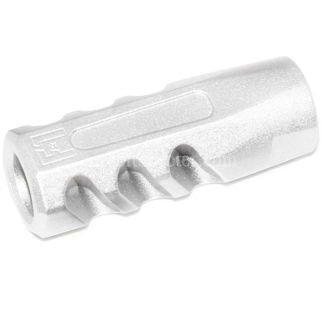 APS EMG Licensed F1 Firearms CMB Flat Faced Muzzle Brake Flash Hider For -14mm CCW Counter-Clockwise Thread Barrel Rifles Airsoft