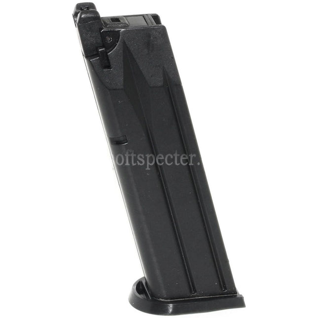 AIRSOFT SPECTER 21rd Gas Magazine for WE (WE-TECH) Bulldog Tokyo Marui PX4 GBB Pistols Airsoft Black