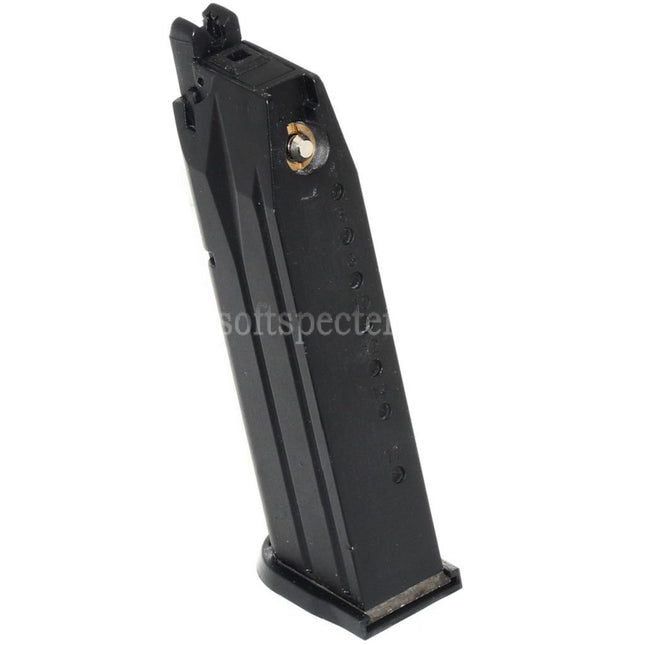 AIRSOFT SPECTER 21rd Gas Magazine for WE (WE-TECH) Bulldog Tokyo Marui PX4 GBB Pistols Airsoft Black