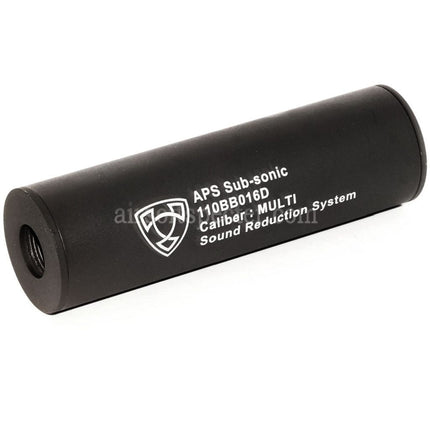 APS 110mm Aluminum Silencer Suppressor Barrel Extension -14mm CCW Counter-Clockwise / +14mm CW Clockwise Thread