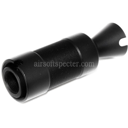 CYMA AK74U Metal Flash Hider For -14mm CCW Counter-Clockwise Thread Barrel Rifles Airsoft Black