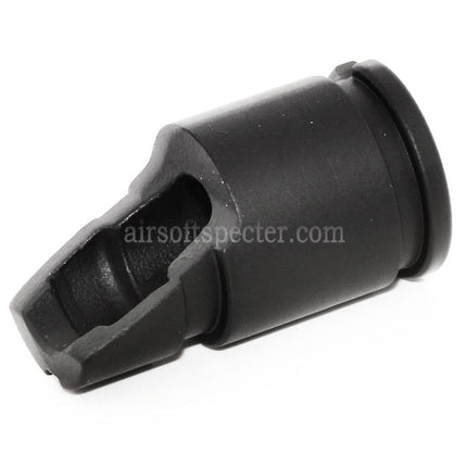 CYMA AKM Slant Metal Flash Hider For -14mm CCW Counter-Clockwise Thread Barrel Rifles Airsoft Black