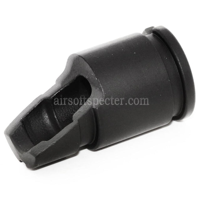 CYMA AKM Slant Metal Flash Hider For -14mm CCW Counter-Clockwise Thread Barrel Rifles Airsoft Black