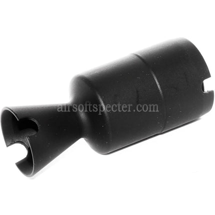 CYMA AKS74U Metal Flash Hider For -14mm CCW Counter-Clockwise Thread Barrel Rifles Airsoft Black