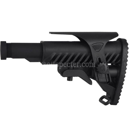 APS M4A64 Shark Style Stock with Cheek Piece Set For M4 M16 Series AEG Rifles Airsoft Black