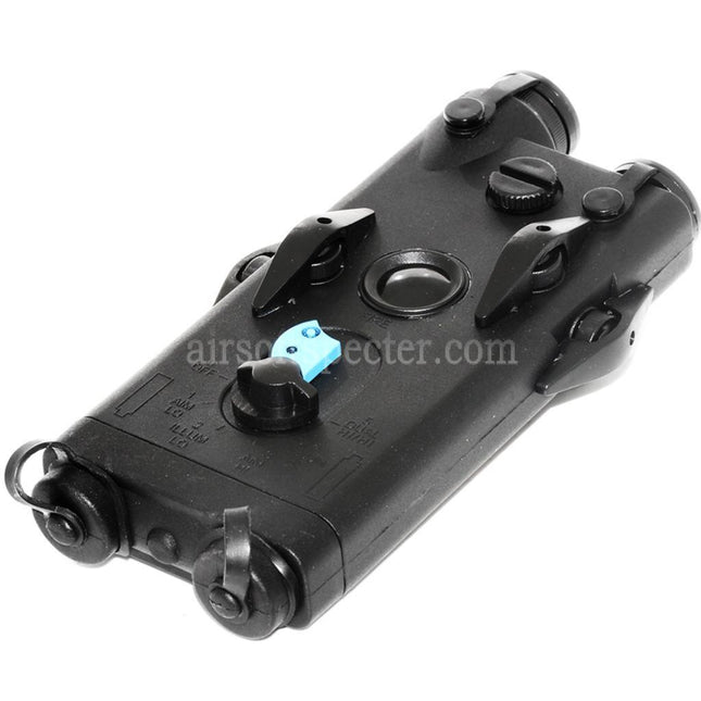 AIRSOFT SPECTER PEQ 2 Style Battery Case Box with 20mm RIS Mount For AEG Airsoft Black
