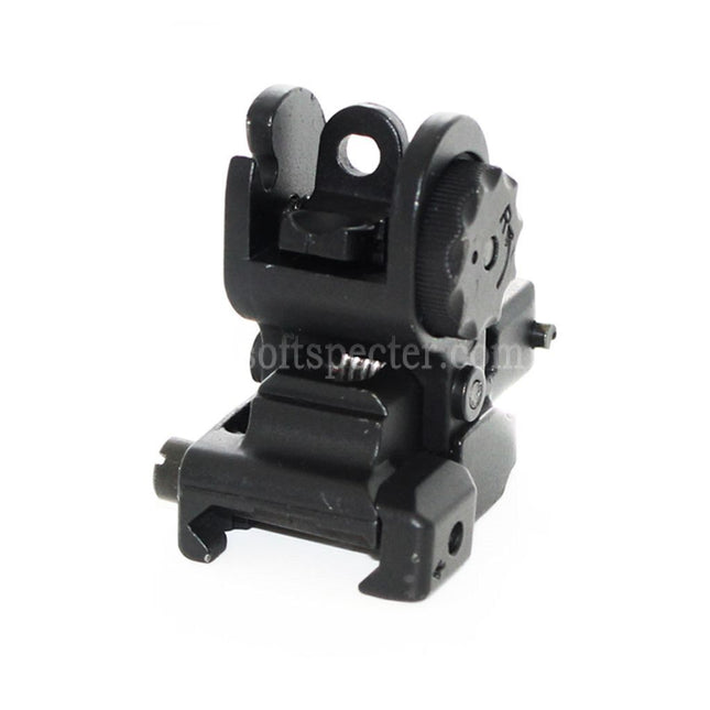 D-BOYS 300/600 Flip-up Rear Sight For 20mm Rail Rifles Airsoft