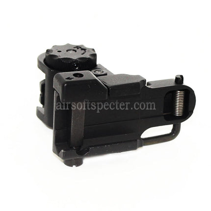 D-BOYS 300/600 Flip-up Rear Sight For 20mm Rail Rifles Airsoft