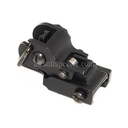 D-BOYS 300/600 Flip-up Rear Sight For 20mm Rail Rifles Airsoft