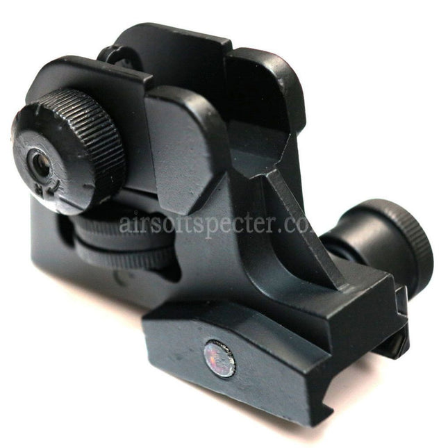 D-BOYS Tactical CQB Dual Apertures Rear Sight For 20mm Rail Rifles Airsoft