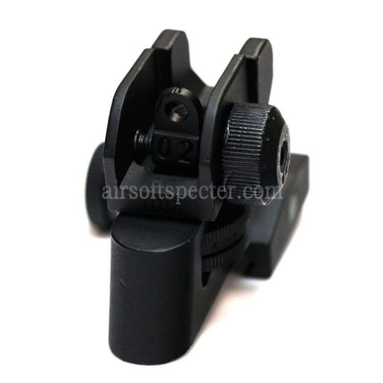 D-BOYS Tactical CQB Dual Apertures Rear Sight For 20mm Rail Rifles Airsoft