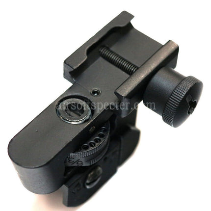D-BOYS Tactical CQB Dual Apertures Rear Sight For 20mm Rail Rifles Airsoft