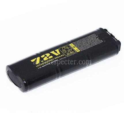 WELL 7.2V 450mAh Ni-MH Rechargeable Battery For Vz61 / MP7 / MAC10 / R2 / R4 AEG Airsoft