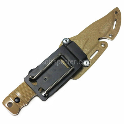 CYMA Plastic M37 Seal Pup Knife (Non-Sharp Soft Rubber Fake Knife) with Sheath