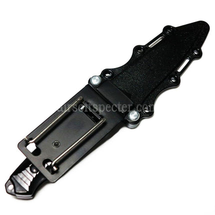 CYMA Plastic 141 Nimravus Tanto Knife (Non-Sharp Soft Rubber Fake Knife) with Sheath