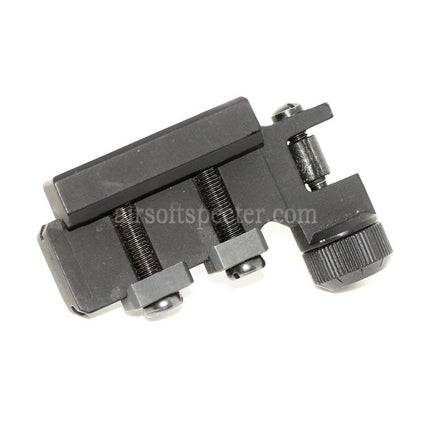 D-BOYS PDW Flip-Up Rear Sight Base For 20mm Rail Rifles Airsoft