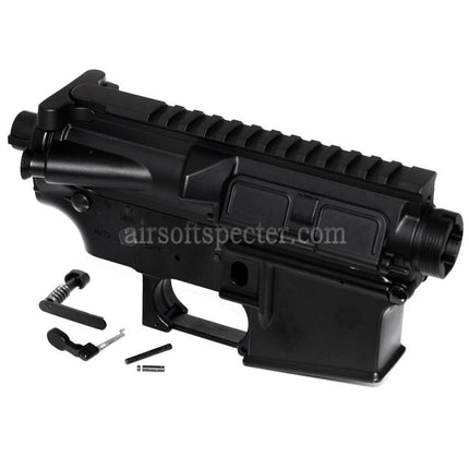 Corps de récepteur supérieur et inférieur CYMA pour fusils airsoft AEG M4 M16 série Tokyo Marui noir