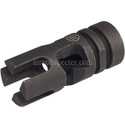 AIRSOFT SPECTER Tactical FSC556 Type Metal Flash Hider Suitable For -14mm CCW Counter-Clockwise Thread Barrel Rifles Black