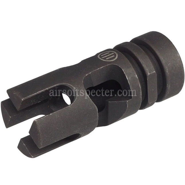 AIRSOFT SPECTER Tactical FSC556 Type Metal Flash Hider Suitable For -14mm CCW Counter-Clockwise Thread Barrel Rifles Black