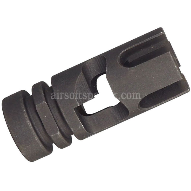 AIRSOFT SPECTER Tactical FSC556 Type Metal Flash Hider Suitable For -14mm CCW Counter-Clockwise Thread Barrel Rifles Black