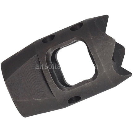 AIRSOFT SPECTER Mini XT Type Steel Flash Hider Suitable For -14mm CCW Counter-Clockwise Thread Barrel Rifles Black