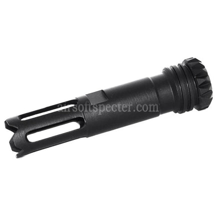 CYMA Full Metal AAC Flash Hider For -14mm CCW Counter-Clockwise Thread Barrel Rifles Airsoft Black